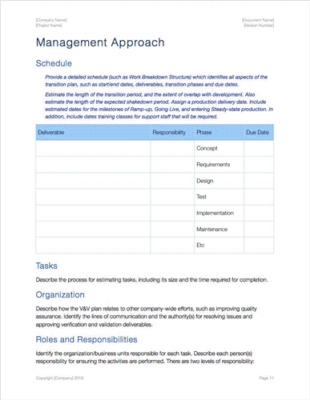 Verification And Validation Plan Template (sdlc) – Software Development 