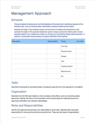 Verification and Validation Plan Template (SDLC) – Software Development ...