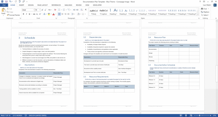 Documentation Plan Template (SDLC) – Software Development Templates ...